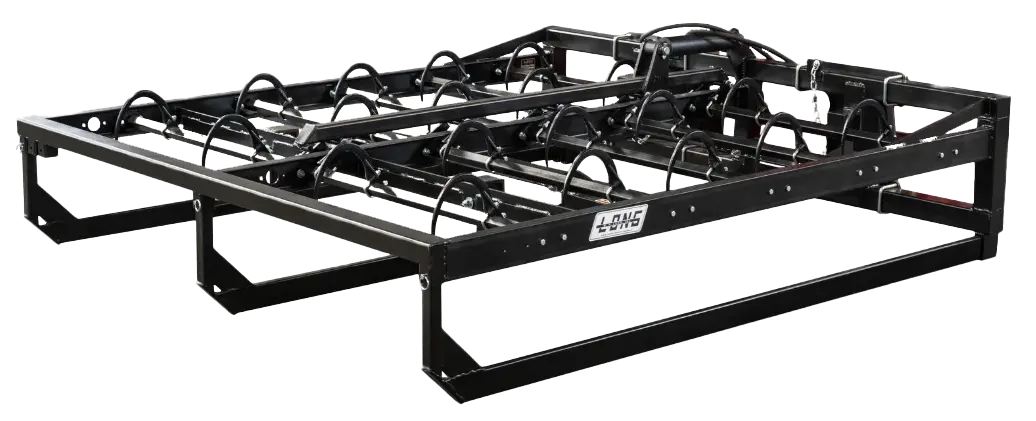 Square Hay Bale Grapple And Accumulator Attachment